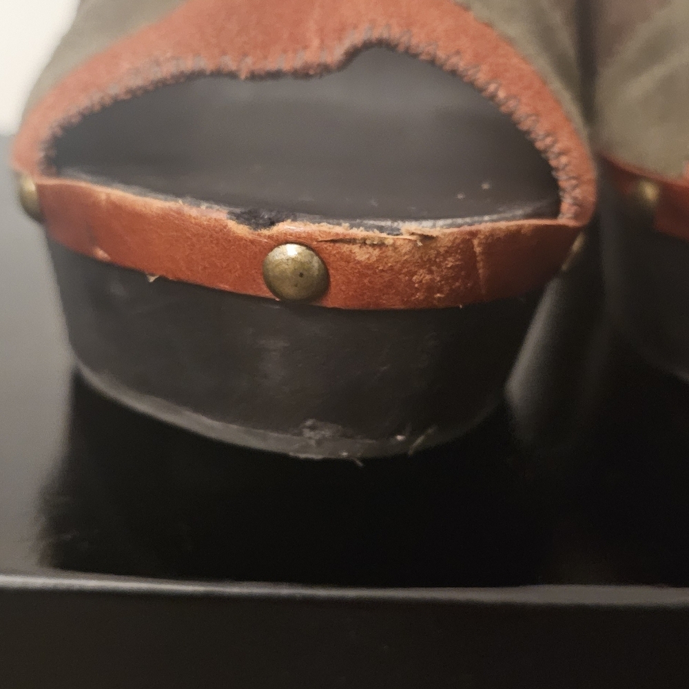 Steven Multicolor Suede Open-Toe Mules 10 - Picture 9 of 10